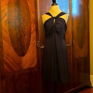 CAbi Navy Sleeveless Strappy Dress